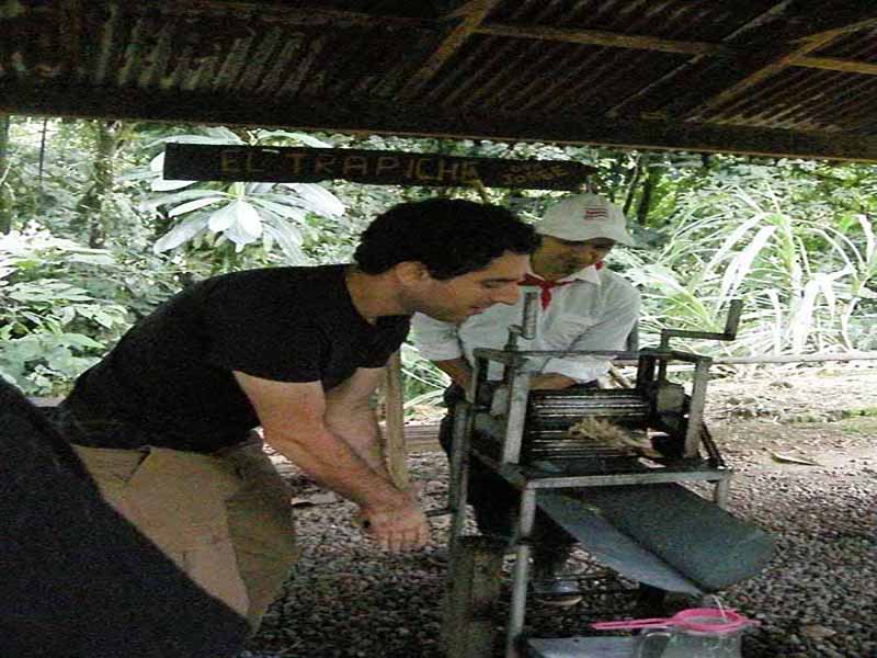 Costa Rica Coffee Grinding